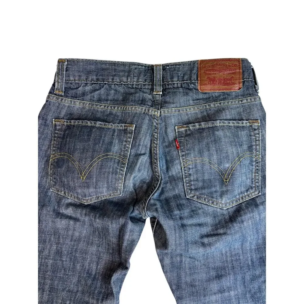 LEVI'S VINTAGE MEN'S THE ORIGINAL SKINNY FIT 511 DENIM DARK WASH JEANS 31X30